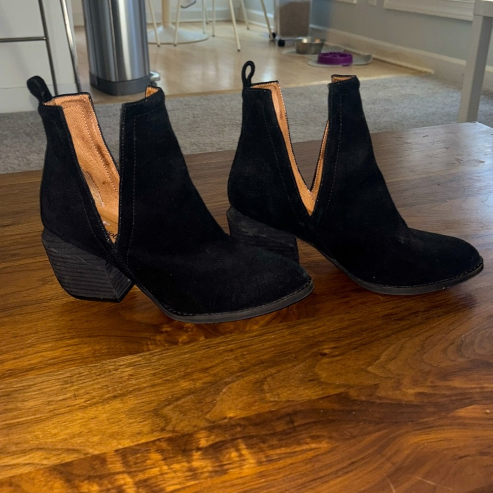 EUC: Jeffrey Campbell Orwell Cut Out booties